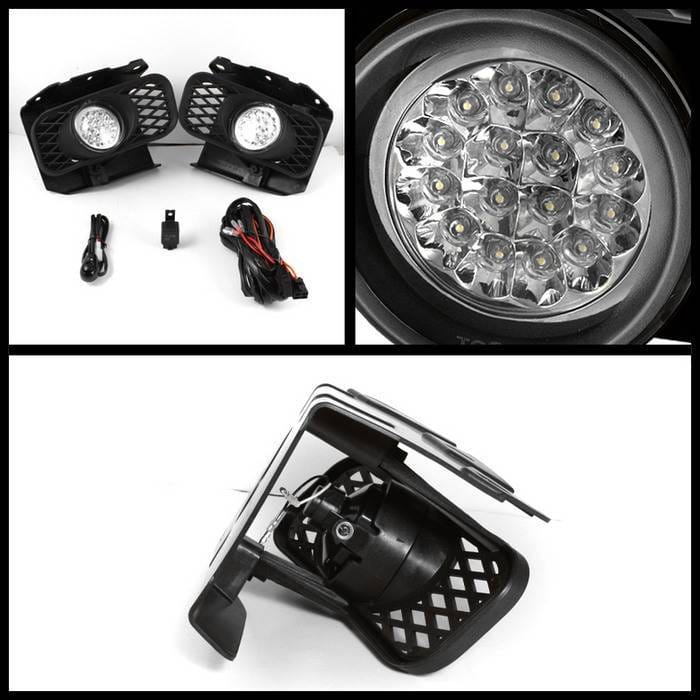 Ford Expedition Spyder LED Fog Lights - Clear - FL-LED-FF15099-C thumbnail 2