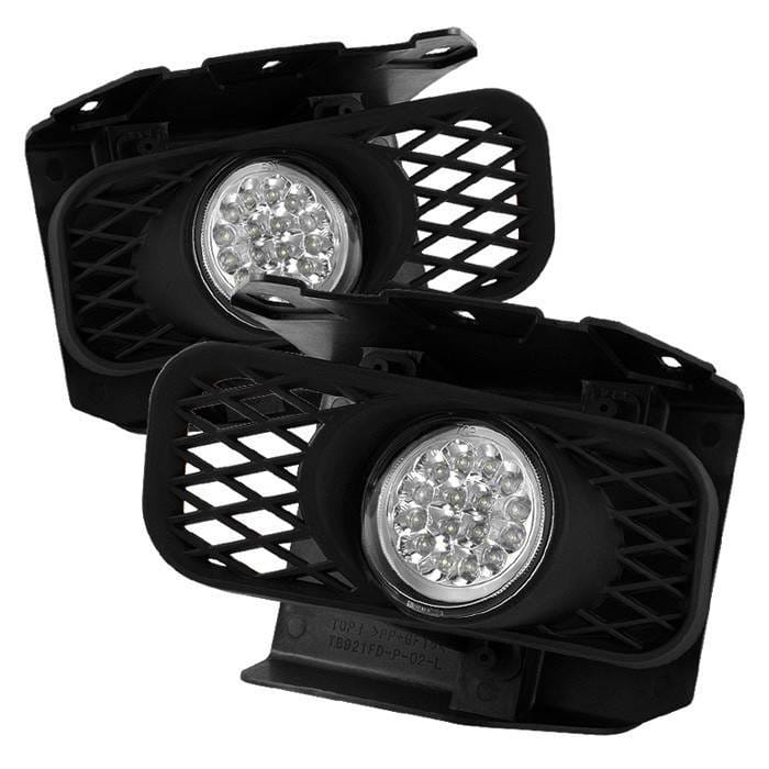 Ford F150 Spyder LED Fog Lights - Clear - FL-LED-FF15099-C