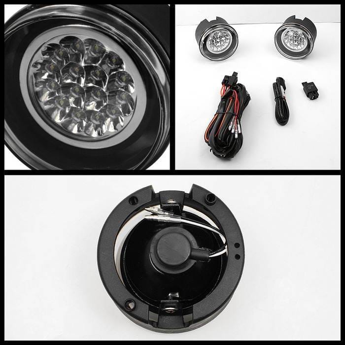 Dodge Dakota Spyder LED Fog Lights - Clear - FL-LED-JGC05-C thumbnail 2