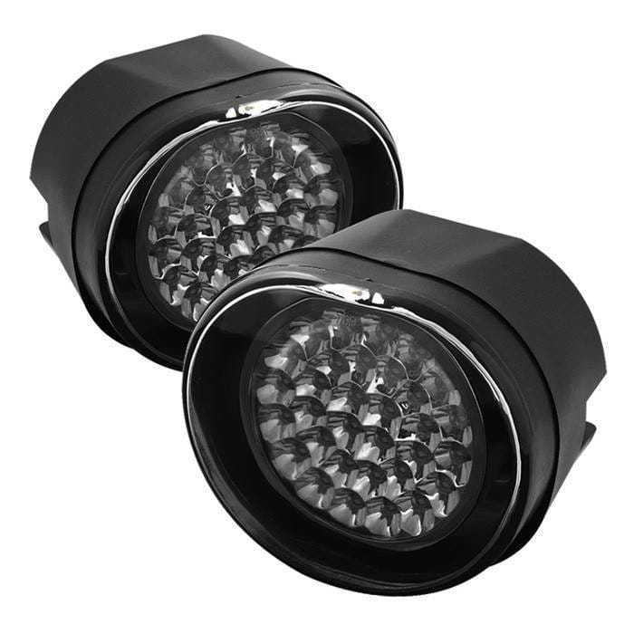 Jeep Liberty Spyder LED Fog Lights - Clear - FL-LED-JL02-C