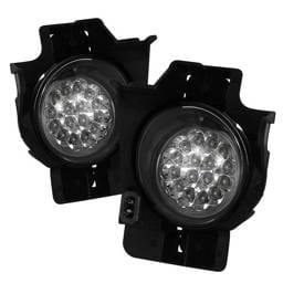 Nissan Altima Spyder LED Fog Lights - Clear - FL-LED-NA08-2D-C