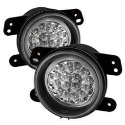 Chrysler PT Cruiser Spyder LED Fog Lights - Clear - FL-LED-DM05-C