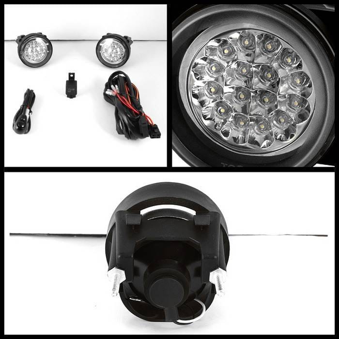 Dodge Neon Spyder LED Fog Lights - Clear - FL-LED-DN03-C thumbnail 2