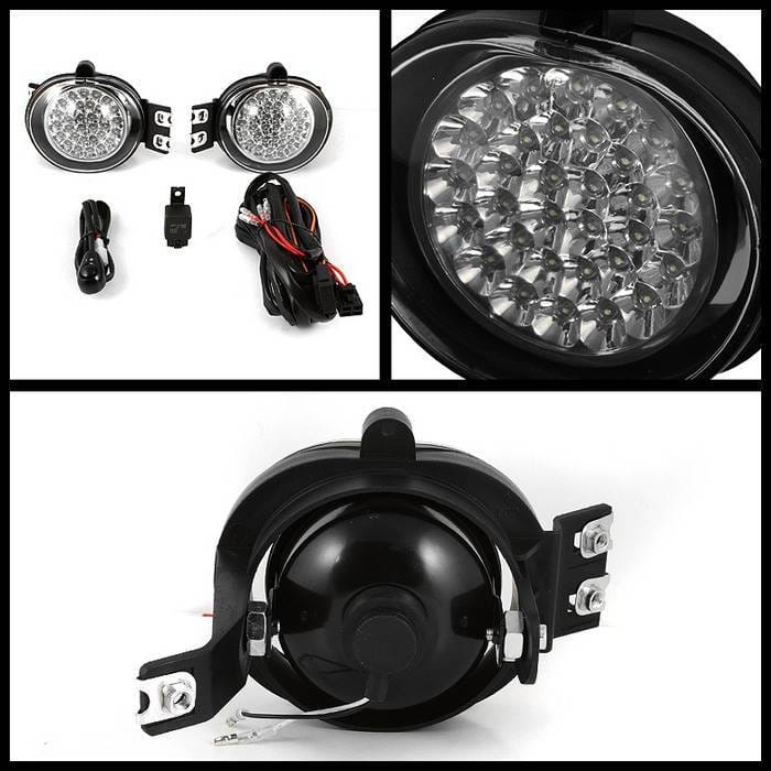 Dodge Durango Spyder LED Fog Lights - Clear - FL-LED-DRAM02-C thumbnail 2