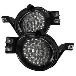 Dodge Ram Spyder LED Fog Lights - Clear - FL-LED-DRAM02-C
