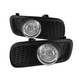 Ford F150 Spyder LED Fog Lights - Clear - FL-LED-FF15004-C