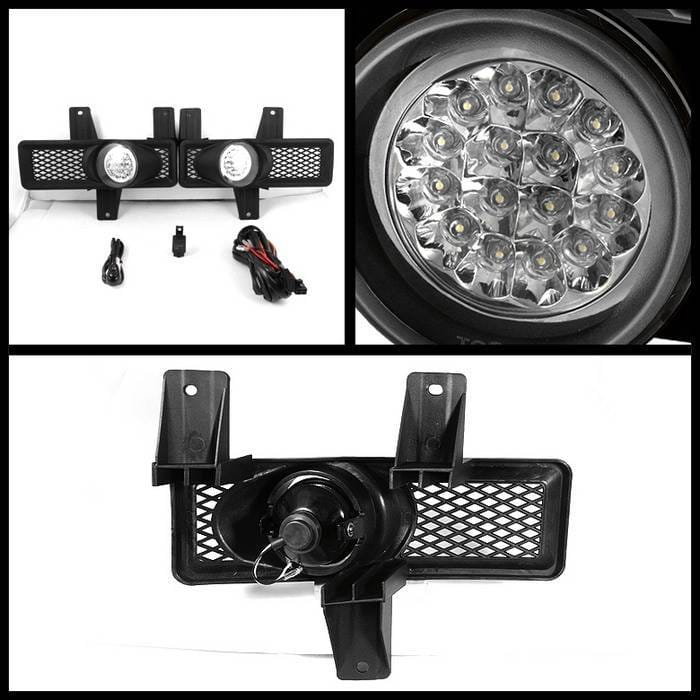Ford Expedition Spyder LED Fog Lights - Clear - FL-LED-FF15097-C thumbnail 2