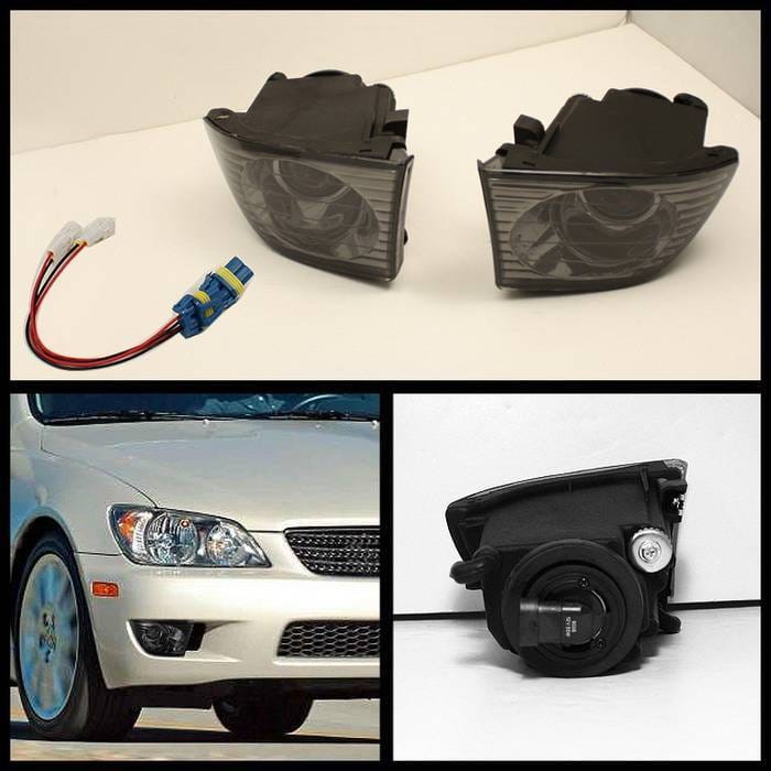 Lexus IS Spyder OEM Fog Lights - Smoke - FL-LIS01-SM thumbnail 2
