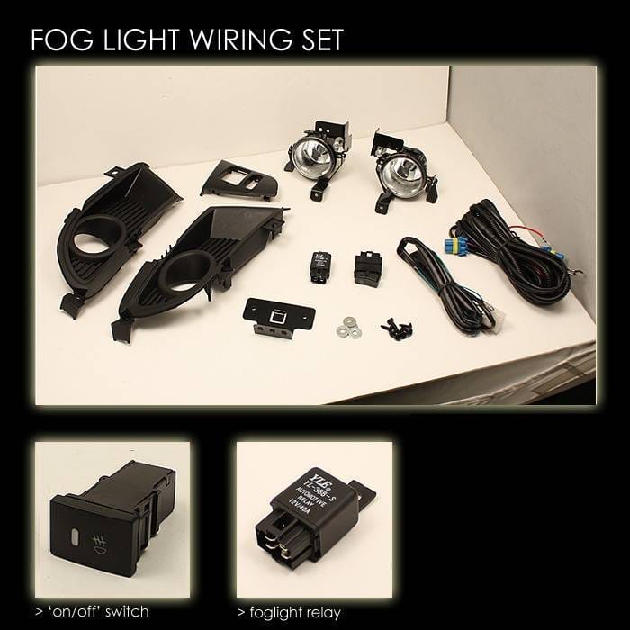 Mitsubishi Lancer Spyder OEM Fog Lights - Clear - FL-ML04-C thumbnail 2