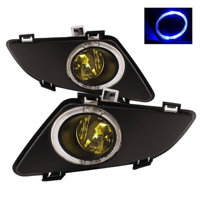Mazda 6 Spyder OEM Halo Fog Lights - Yellow - FL-MM603-HL-Y