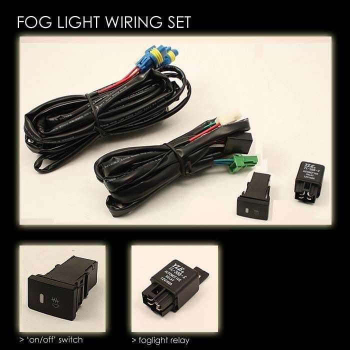 Nissan Altima Spyder OEM Fog Lights - Clear - FL-NA07-4D-C thumbnail 2