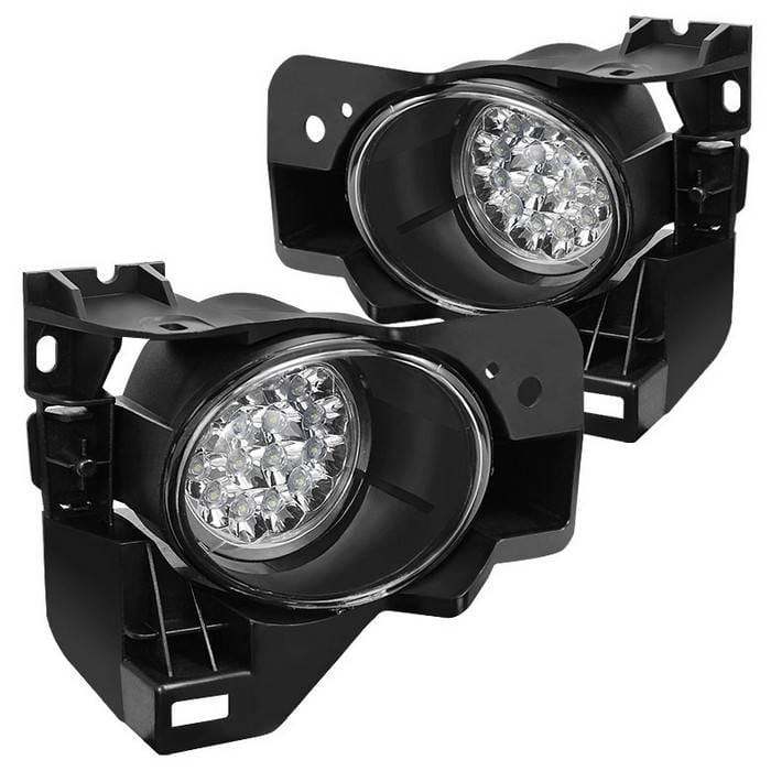 Nissan Maxima Spyder LED Fog Lights - Clear - FL-LED-NM2010-C