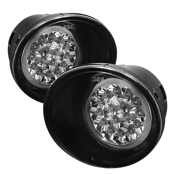 Nissan Armada Spyder LED Fog Lights - Clear - FL-LED-NT04-C