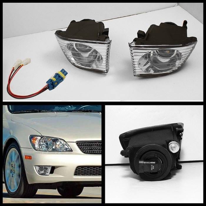 Lexus IS Spyder OEM Fog Lights - No Switch - Clear - FL-LIS01-C thumbnail 2