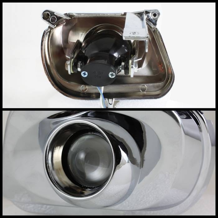 Mercedes-Benz E Class Spyder Projector Fog Lights - No Switch - Chrome - FL-P-CH-MBW21096-E thumbnail 2