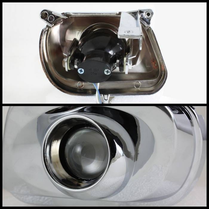 Mercedes-Benz E Class Spyder Projector Fog Lights - Chrome - FL-P-CH-MBW21096-E thumbnail 2