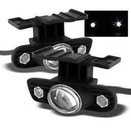 Chevrolet Silverado Spyder Halo Projector Fog Lights - Clear - FL-P-CS99-HL