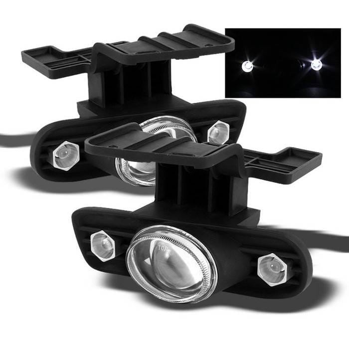 Chevrolet Silverado Spyder Halo Projector Fog Lights - Clear - FL-P-CS99-HL
