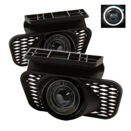 Chevrolet Avalanche Spyder Halo Projector Fog Lights - Smoke - FL-P-CSIL03-HL-SM