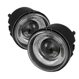 Dodge Avenger Spyder Halo Projector Fog Lights - Clear - FL-P-DCH05-HL