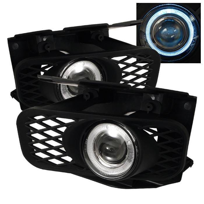 Ford F150 Spyder Halo Projector Fog Lights - Clear - FL-P-FF15099-HL