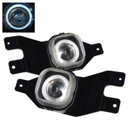 Ford Excursion Spyder Halo Projector Fog Lights - Clear - FL-P-FF25001-HL