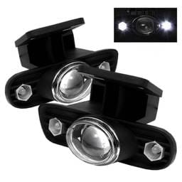 GMC Yukon Spyder LED Projector Fog Lights - Clear - FL-P-GS99-HL