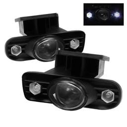 GMC Sierra Spyder LED Projector Fog Lights - Smoke - FL-P-GS99-HL-SM
