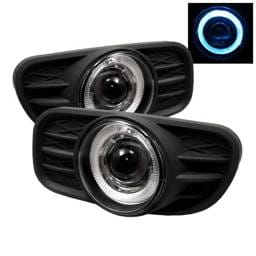 Jeep Grand Cherokee Spyder Halo Projector Fog Lights with Switch - Clear - FL-P-JGC99-HL