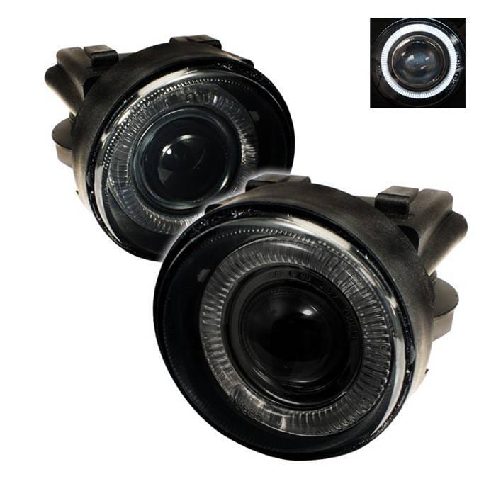 Dodge Neon Spyder Halo Projector Fog Lights - Smoke - FL-P-DN03-HL-SM