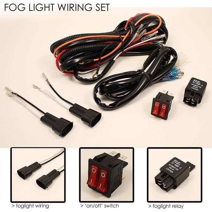 Dodge Ram Spyder Halo Projector Fog Lights - Clear - FL-P-DRAM02-HL thumbnail 2