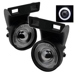 Dodge Ram Spyder Halo Projector Fog Lights - Smoke - FL-P-DRAM94-HL-SM
