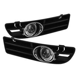 Volkswagen Jetta Spyder Projector Halo Fog Lights - Smoke - FL-P-VJ99-HL-SM