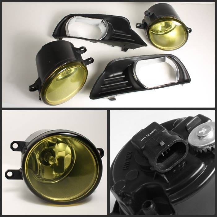 Toyota Camry Spyder OEM Fog Lights - Yellow - FL-TCAM07-Y thumbnail 2