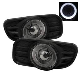 Jeep Grand Cherokee Spyder Halo Projector Fog Lights with Switch - Smoke - FL-P-JGC99-HL-SM