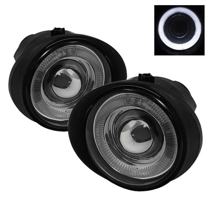 Nissan Murano Spyder Halo Projector Fog Lights - Smoke - FL-P-NA02-HL-SM