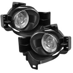 Nissan Altima Spyder Halo Projector Fog Lights - Clear - FL-P-NA2010-4D-C