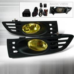 Honda Accord 2DR Spec-D OEM Fog Lights - Yellow - LF-ACD032AMOEM
