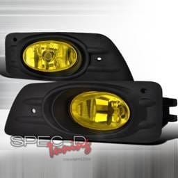 Honda Accord 4DR Spec-D OEM Style Fog Lights - Yellow - LF-ACD064AMOEM-RS