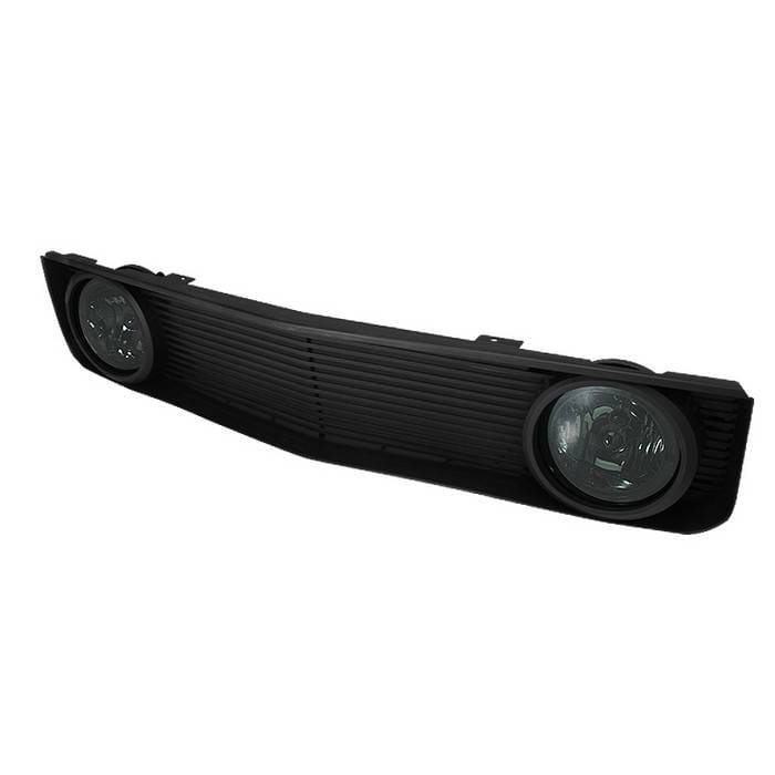 Ford Mustang Spyder Halo Fog Light Version Front Grille - Smoke - GRI-SP-FM05-SM