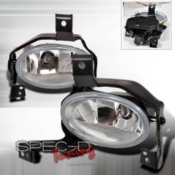 Honda CRV Spec-D OEM Style Fog Lights without Chrome Cover - LF-CRV10CR