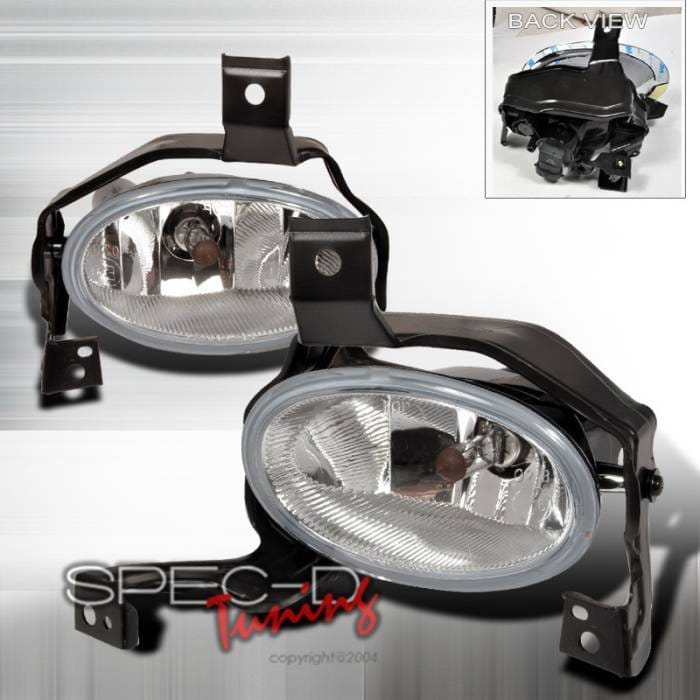 Honda CRV Spec-D OEM Style Fog Lights without Chrome Cover - LF-CRV10CR