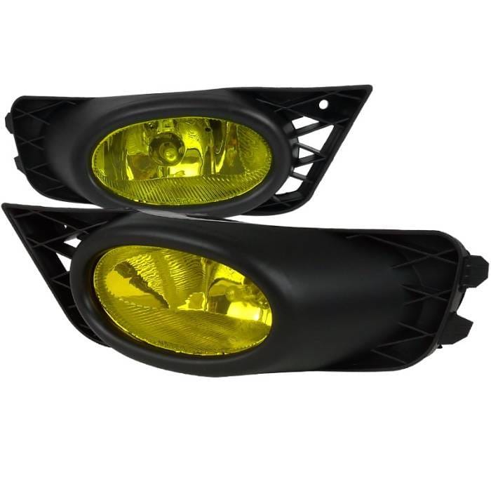 Honda Civic 4DR Spec-D Fog Lights - Yellow - LF-CV094AMOEM-RS