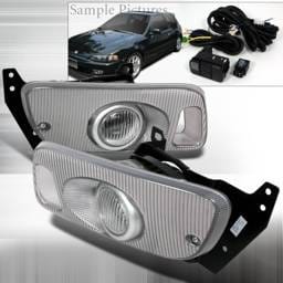 Honda Civic 2DR Spec-D OEM Fog Lights - Clear - LF-CV923OEM
