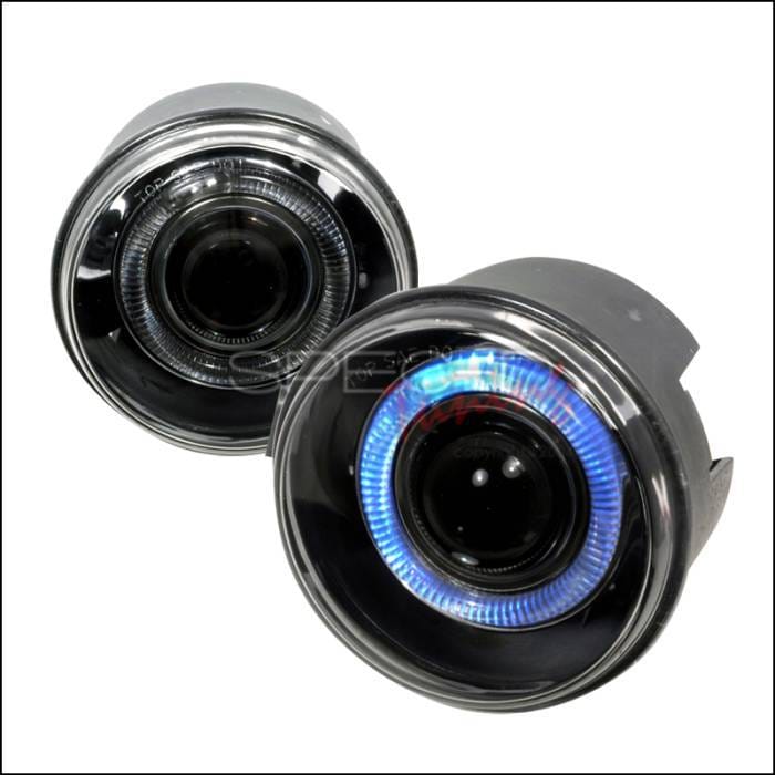 Jeep Grand Cherokee Spec-D Halo Projector Fog Lights - Smoke - LFP-GKEE04HG-WJ