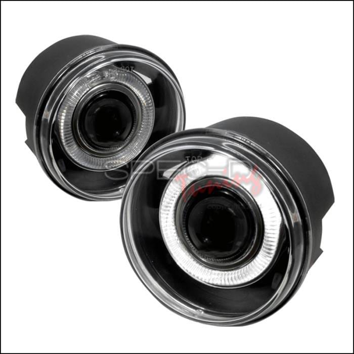 Jeep Grand Cherokee Spec-D Halo Projector Fog Lights - Clear - LFP-GKEE04H-WJ