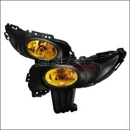 Mazda 3 4DR Spec-D OEM Style Fog Lights Yellow - LF-MZ3034AMOEM