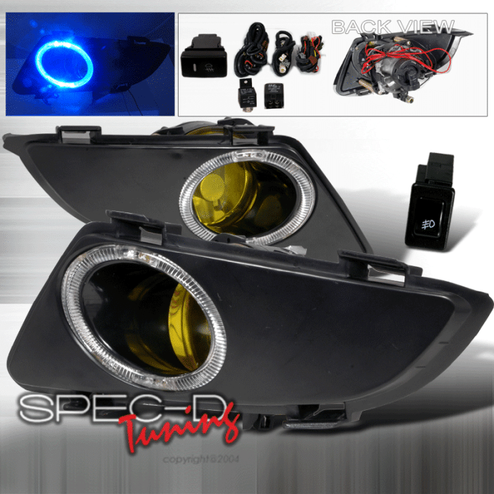 Mazda 6 Spec-D OEM Style Fog Lights - Yellow - LF-MZ604AM-WJ