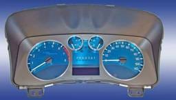 US Speedo Aqua Blue Stainless Steel Gauge Face Kit with White Background and Matching Needles - AQ H3 11