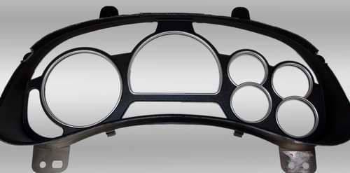 US Speedo Chrome Gauge Lens Rings - LEN 042